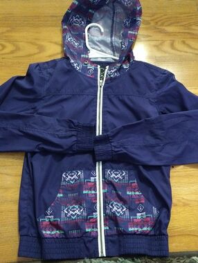 Empyre Navy Jacket with Pink Accents - XS
